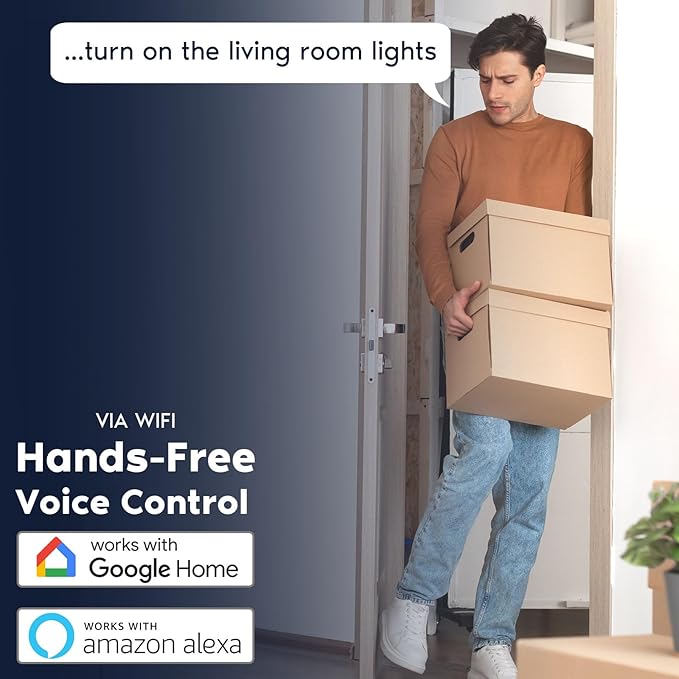 LUXRITE 12-Pack 6 Inch Smart LED Recessed Lighting, RGBW Color Changing, WiFi App and Voice Control, Compatible with Alexa and Google Home, No Hub Required, 13W 1000LM, CRI 90, IC Rated, Wet Rated