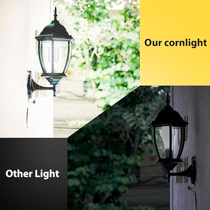 50W LED Corn Light Bulb(6 pack),5000K (500W Equivalent ) Commercial Grade Daylight E26/E39 6500LM Medium Mogul Base LED Lamp,Large Area Lights For Outdoor Indoor Garage Warehouse Factory Bay Light