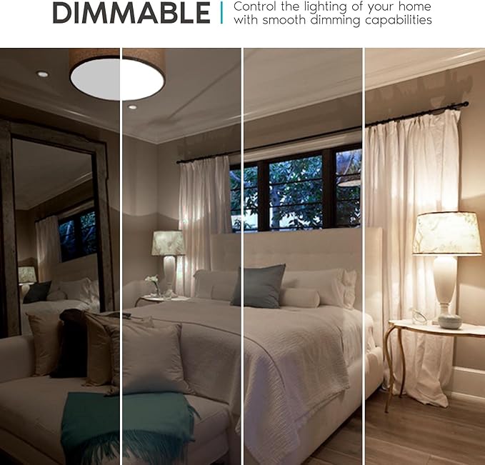 LUXRITE A19 LED Bulb 75W Equivalent, 1100 Lumens, 3500K Natural White, Dimmable Standard LED Light Bulbs 11W, Enclosed Fixture Rated, Energy Star, E26 Medium Base - Indoor and Outdoor (16 Pack)