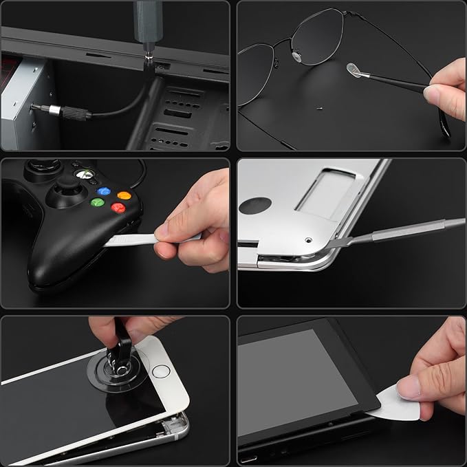 STREBITO Mini Electric Screwdriver, 155 in 1 Electric Precision Screwdriver Set with 140 S2 Magnetic Bits, Max 5 N.m, 650mAh Battery, Small Power Screwdriver Electronic Repair Tool Kit for Computer RC