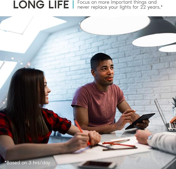 LUXRITE A19 LED Bulb 75W Equivalent, 1100 Lumens, 5000K Bright White, Dimmable Standard LED Light Bulbs 11W, Enclosed Fixture Rated, Energy Star, E26 Medium Base - Indoor and Outdoor (16 Pack)