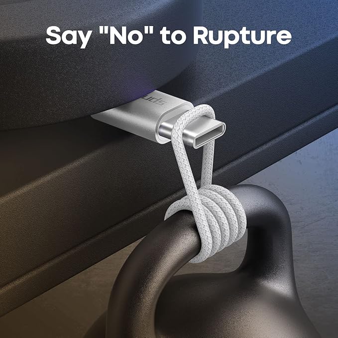 etguuds USB to USB C Cable 1ft, 2-Pack USB A to Type C Charger Cord Fast Charging for Samsung Galaxy A15 A25 A35 A55 A54, S24 S23 S22 S21 S20 S10 S10E, Note 20 10, Moto G, for iPhone 16 15, White