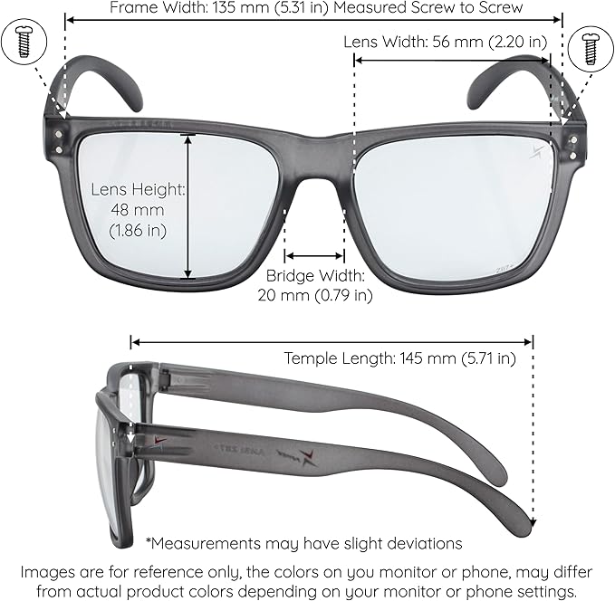 X Power ANSI Z87+ Extra Large Weekenders Safety Sunglasses Impact Resistant Polycarbonate Lens & Frame (Made In Taiwan)
