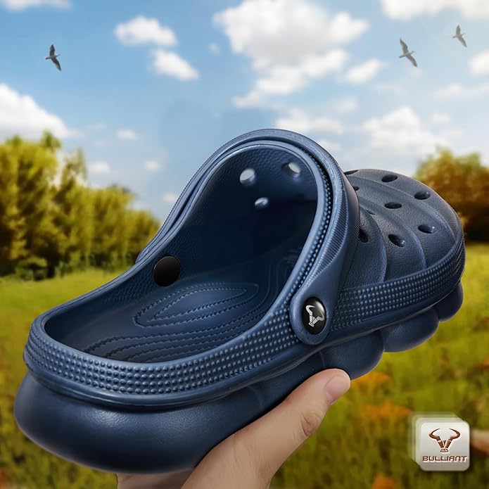 BULLIANT Men Clogs,Comfortable Mules Sandals for Men Women Cushioned Footbed Arch Support-EVA Ligthweight