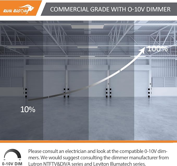 2FT LED Linear High Bay Fixture, 155W LED Shop Light, 20,925lm 135LM/W, 120-277V, 5000K Daylight Linear Hanging Light, UL&DLC Listed - 2PK