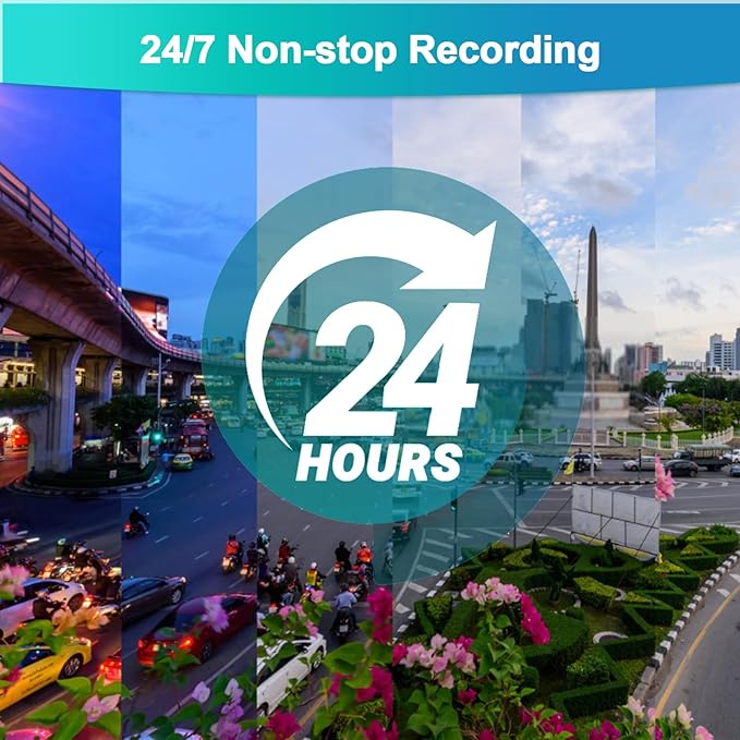 16 Channel Security Recorder DVR System H.265+ Surveillance DVR Recorder with 8pcs Surveillance Camera 24/7 Recording,Remote Access Pre-Installed 2TB Hard Drive