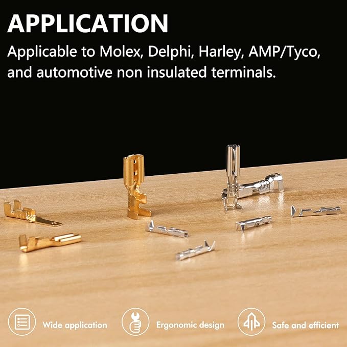 Knoweasy JST Crimper and Micro Open Barrel Crimping Tool - Works on AWG28-20 (0.08-0.5mm²) JAM, Molex, Tyco, JST Terminals and Connectors for FPV, Drone Servo Medel KN-2818