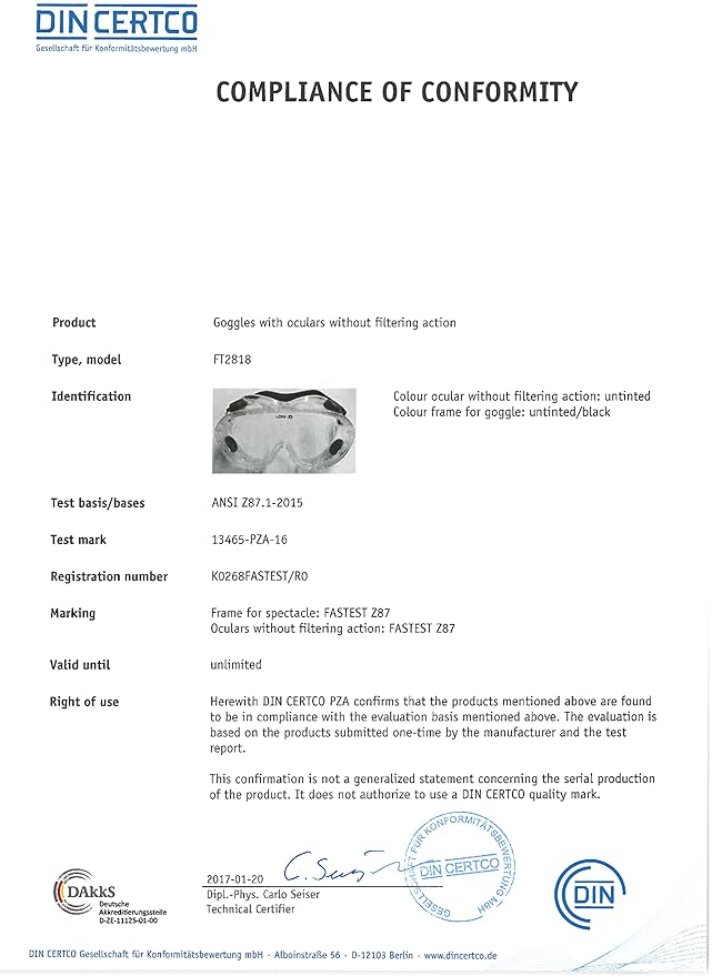 EyePRO Safety Glasses & Goggles Set, Clear Anti-Fog Lens, UV400 Protection, ANSI Z87.1 Certified, Adjustable, 6/12 Pack