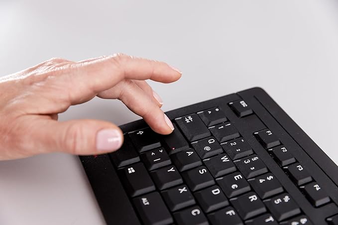 Cherry Stream Keyboard - Wired USB Keyboard - SX Scissors Mechanism - GS Approval - QWERTY – White