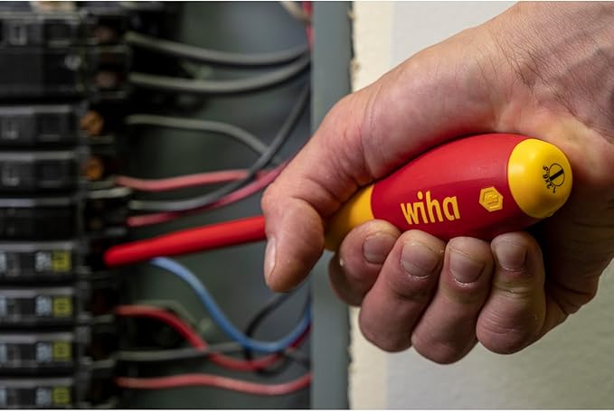 Wiha 32059 5 Piece Insulated SoftFinish Slotted/Phillips/Square Screwdriver Set