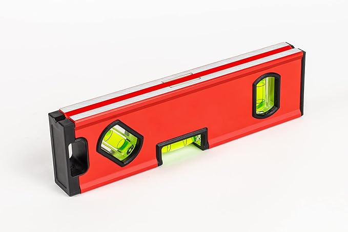 Kapro - 771M TWIN Magnetic Heavy Duty Toolbox Level - For Leveling and Measuring - Features V-Groove and Magnet Base - VPA Certified - 8 Inch