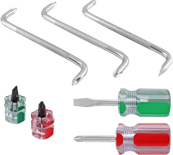 7 in 1 Magnetic Screwdriver Set Z-Type Screwdriver, Double Head Offset Screwdriver Set with Phillips Screwdriver & Flat Head Screwdriver