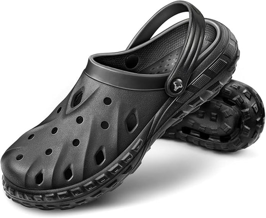 BULLIANT Men Clogs,Comfortable Mules Sandals for Men Women Cushioned Footbed Arch Support-EVA Ligthweight