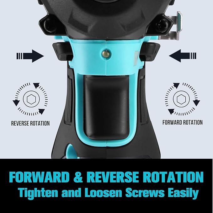 DURATECH 12V Cordless Impact Driver, 1/4” Electric Impact Driver with 11pcs Screwdriver Bits, 3pcs Nut-driver Bits, Variable Speed(0-2400RPM), LED Light, Tool Bag, Battery and Charger Included