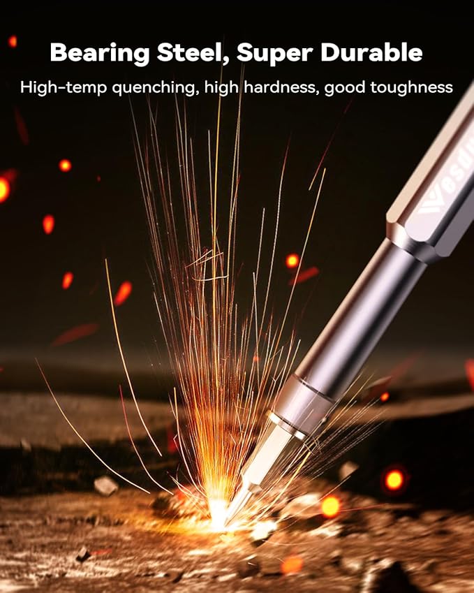 49-in-1 Small Screwdriver Set, [Super Durable] Tiny Torx Screwdriver Fits All Ring Doorbell, Precision Magnetic Mini Repair Tool Kit for Watch, Laptop, Eyeglass, Camera, Men Gift Screw Driver