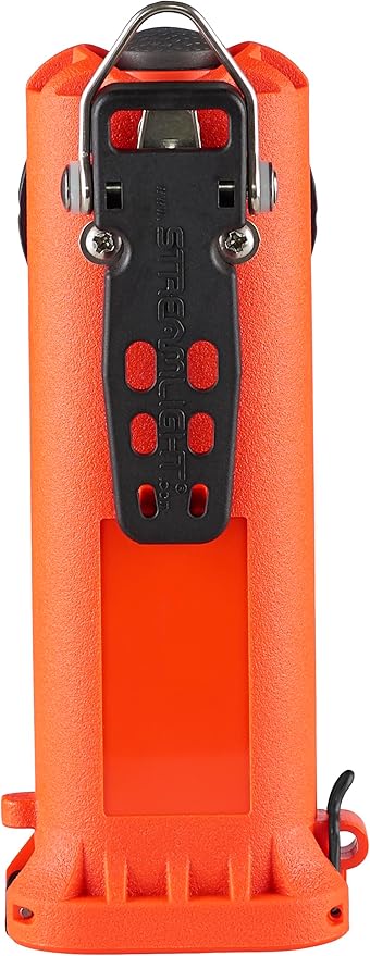 Streamlight 90950 Survivor X 250-Lumen Right-Angle Firefighter's Flashlight with Three (3) "AA Alkaline Batteries, Orange