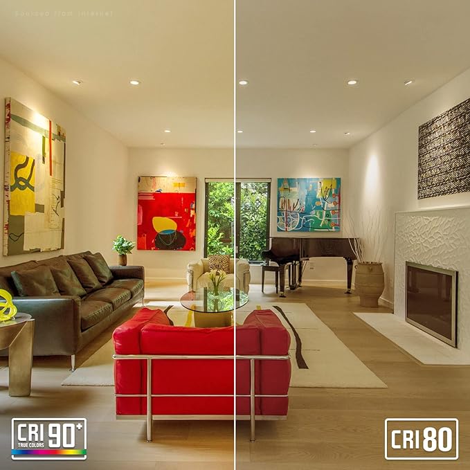 TORCHSTAR 12-Pack 3 Inch Gimbal LED Recessed Light with Junction Box, 7W CRI90+ Dimmable Adjustable Eyeball Canless LED Downlight, 3000K Warm White, Airtight IC, ETL