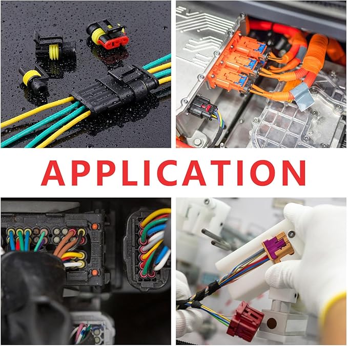 Knoweasy Weather Pack Crimp Tool and Molex Crimper Compatible with Deutsch DT Series Stamped or Formed Contact,Molex, Delphi, Amp, Tyco, Harley, PC, Automotive - AWG 24-14