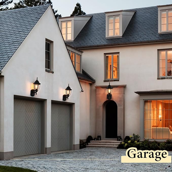 Porch Lights Outdoor Motion Sensor Wall Sconce Anti-Rust Aluminum, Exterior Outdoor Wall Lights Dusk to Dawn Porch Light Fixture Wall Mount for House Outside Patio