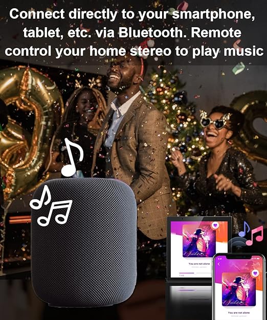 Smart Home Control Panel, Dimmer and Background Music Player, 4'' Switch Panel in-Wall Touchscreen Control for Various Tuya Smart Appliances, Black