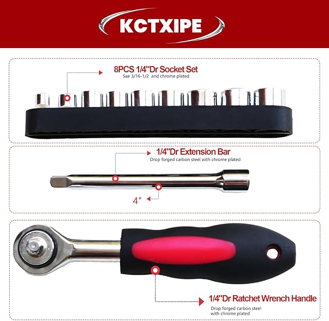 Portable Small Home Tool Kit - Starter Tool Kit with Durable Bag, Ideal for Home, Apartment, Dorm, Office, and DIY Projects, Good Gift for Women & Beginner