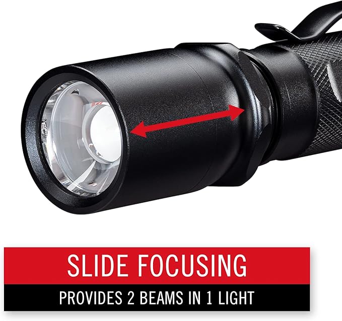 Coast TX17R 1250 Lumen Rechargeable Long Range Tactical LED Flashlight with Spot and Flood Beams, Durable Aluminum Build