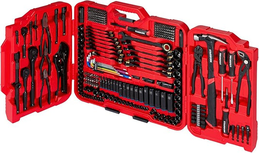 TRUE MECHANIC 306-Piece Mechanics Tool Set and Socket Set, Comprehensive Tool Kit, Automotive Repair Tool Set, Professional
