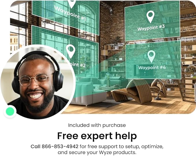 WYZE Floodlight Camera v2, Security Camera Outdoor, 2K HD with Color Night Vision, 2800-Lumen LEDs, 160° Wide View, 105dB Siren, Works with Alexa & Google Assistant, Wired, Free Expert Support