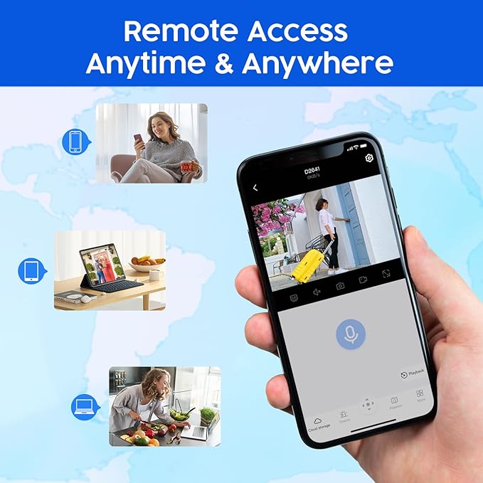 8CH Wired Security Camera System with 1TB Hard Drive, Upgrade 2MP CCTV DVR 8 Channel and 4 x 1080P Surveillance Bullet Cameras Outdoor Indoor with Night Vision, Weatherproof