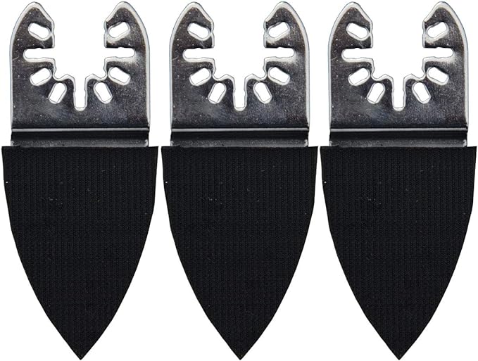 XXGO Oscillating Multi Tool Sanding Kit - 105 Pcs Including Triangle & Finger Sanding Pads, 100 Pcs Multi Tool Sandpaper for Wood