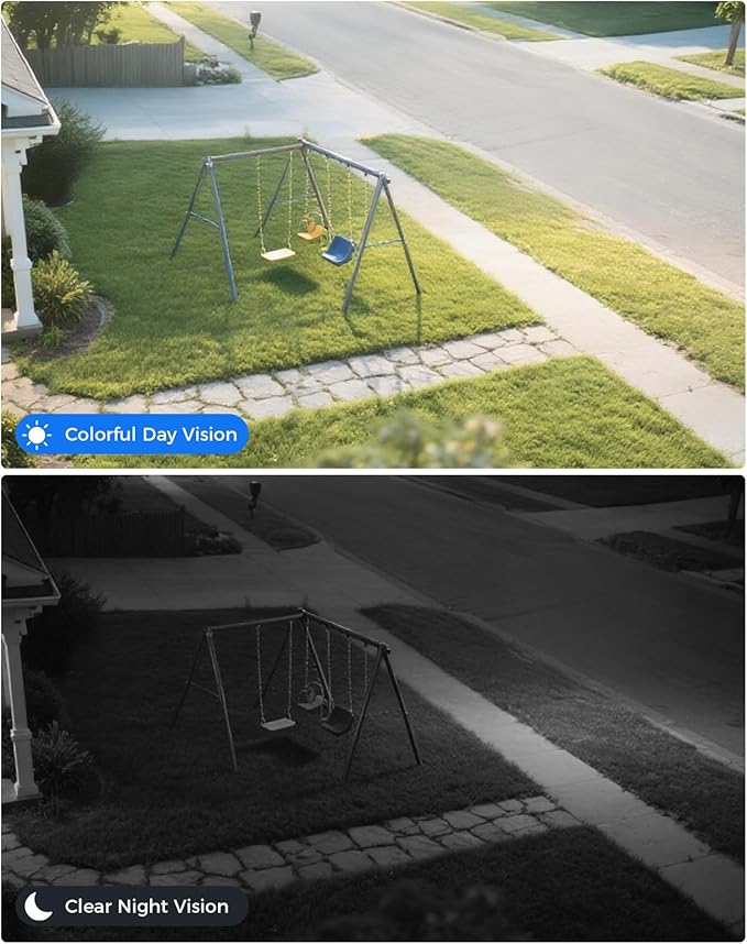 Hiseeu 100ft WiFi Security Camera System, 16CH 4K NVR Kit, Wired Powered 8Pcs 5MP CCTV Home Security Camera System for Indoor/Outdoor Use, Night Vision, IP66, Motion Detection, 3TB Hard Drive