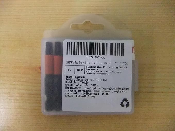 Pro T30 Screwdriver Bit Set - Torx Screwdriver 10 Pieces, 50mm Length, 1/4" Hex Shank Bit Assortment, with Storage Box