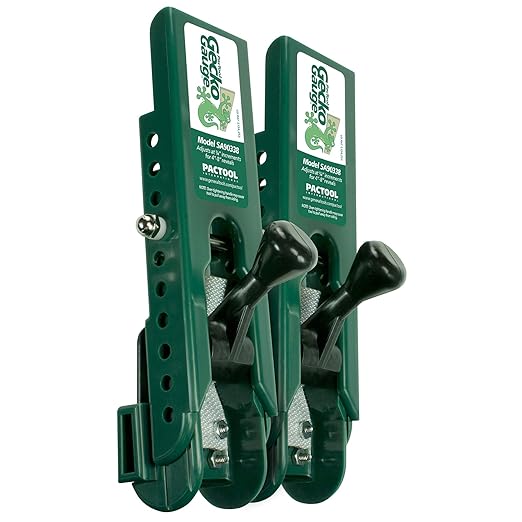 PacTool Gecko Gauge LP Siding Tool, The Original Home Siding Installation Kit - For Use with 3/18 Inch LP Engineered Wood Siding, Includes 2 Gecko Gauge Clamps for One Person Installation