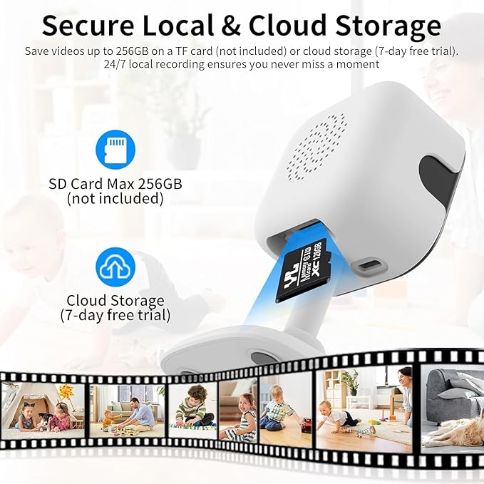 VSTARCAM 5G Indoor Security Camera for Pet Camera, Dual-Band WiFi (2.4GHz/5GHz), 2K UHD Dog Camera w/5× Zoom, Motion Detection, 2-Way Audio, Color Night Vision, Cloud & SD Card Storage, Works w/Alexa