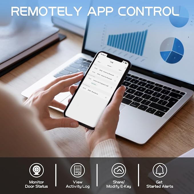 Tuya Gateway for Smart Door Lock -Remotely Control Smart Fingerprint Door Lock via Tuya App-Gateway Smart Hub Compatible