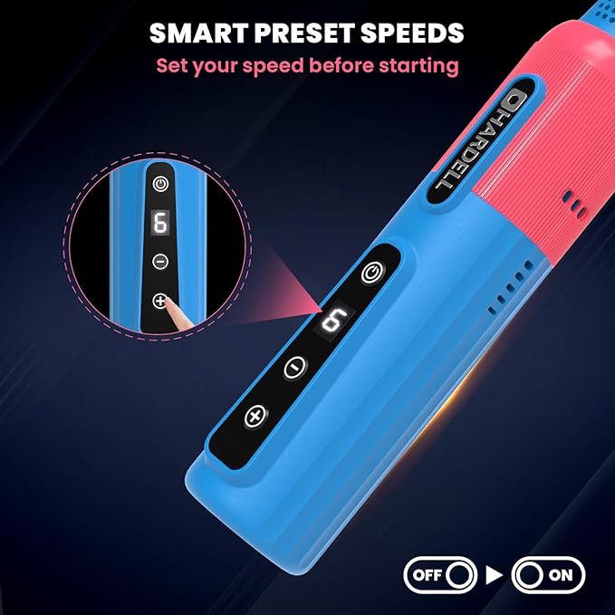 HARDELL 8V Cordless Rotary Tool, 80PCS Accessories, 6 Variable Speed Rotary Tool Kit with Digital Display, Type-C Charging, Mototool for Engraving/Sanding/Polishing/DIY Crafts