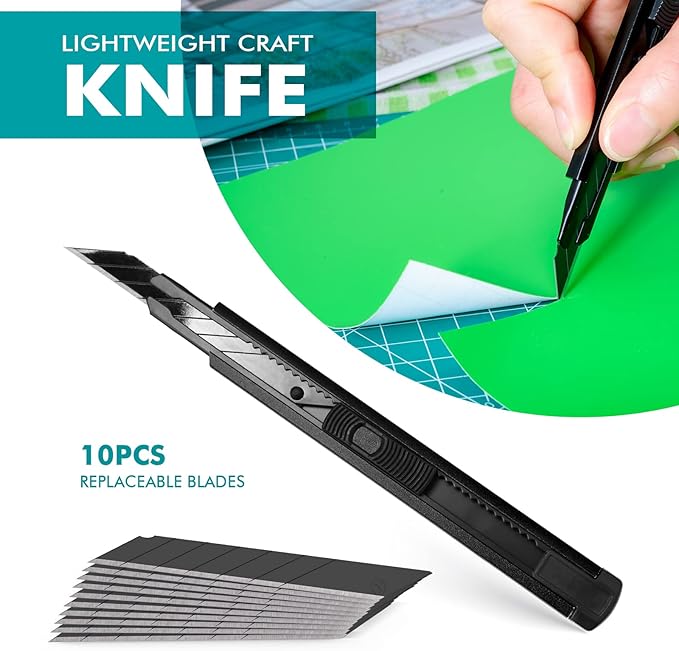 FOSHIO Wallpaper Smoothing Tool Kit, Wallpaper Smoothing Brush, Seam Roller, Paste Brush, Wallpaper Scraper Tool, Wallpaper Tools for Peel and Stick, Contact Paper, Vinyl, Window Film Application Kit