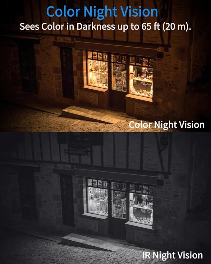 2K/4MP Solar Security Cameras Wireless Outdoor, 2 Battery Cameras with 2 Solar Panels, 5GHz & 2.4GHz WiFi, Spotlight Color Night Vision, PIR Motion Sensor, APP Remote Access for Home Security