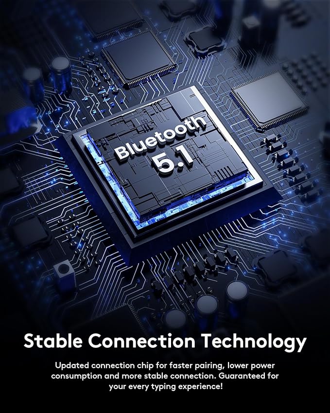 Samsers Foldable Bluetooth Keyboard with Numeric Keypad, Full-Size Wireless Folding Keyboards with Backlight, Portable Travel for iOS Android Windows Mac OS, Support 3 Device(BT5.1 x 3), Black