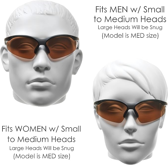 proSPORT Bifocal sunglass Safety Reader Z87 Wrap Around No Slip Grip +1.50 +2.00 +2.50 +3.00