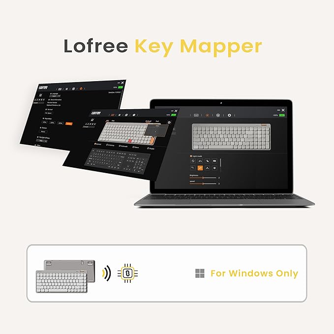 Flow Lite 84 Keys Low Profile Mechanical Keyboard, 75% Swappable Rechargeable Wireless Keyboard with 2.4G Receiver, Bluetooth and Wired Connection for Windows, Mac/Specter Linear Switches (Flamingo)