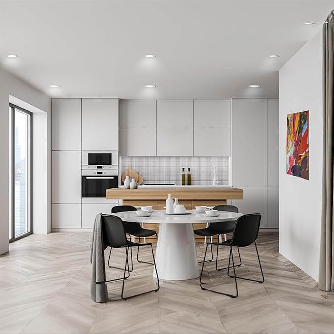 Feit Electric 5-6" LED Recessed Downlight, 120W Equivalent, Dimmable, 5CCT Selectable White, High Output, 90 CRI, 1290 Lumens, 45-Year Lifetime, LEDR56HO/6WYCA/6, 6 Pack