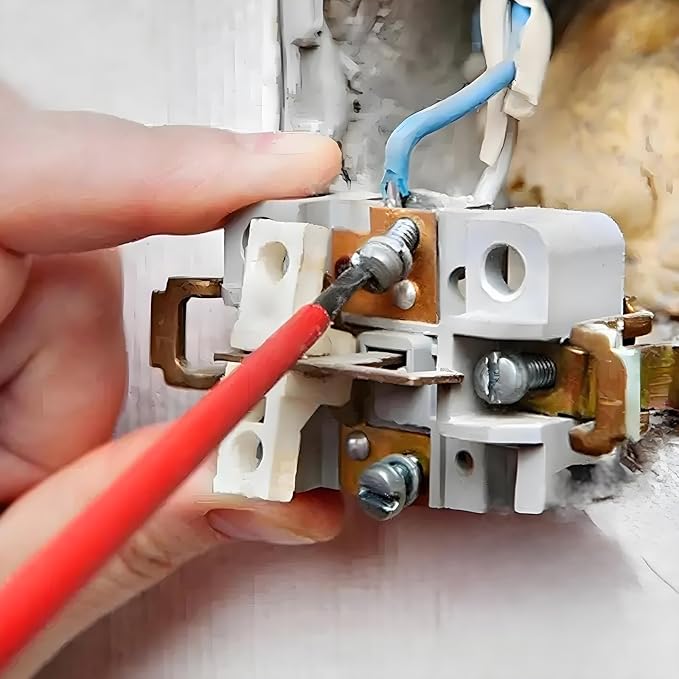 Insulated Screwdriver Set for Electricians – Ergonomic Handle, Magnetized Tips, Durable for Electrical Work, Receptacle & Outlet Screwdriver, Multi-Tool (3 in 1)