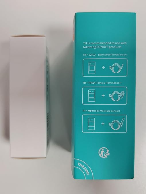 SONOFF THR320D WiFi Smart Switch with Temperature Monitoring,Compatible with Alexa & Google Assistant(with THS01)