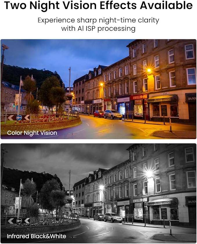 REOLINK New Version 12MP Smart Security System with AI Video Search, Person/Vehicle/Animal Detection Color & Infrared Night Vision, Two-Way Talk, 24/7 Recording, Perimeter Protection, RLK8-1200D4-A