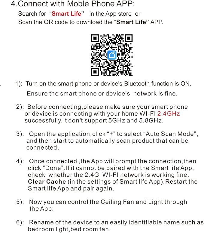 Universal Smart WiFi Ceiling Fan Remote Control Kit, Compatible with Alexa, Google Assistant and Smart Life App, No Hub Required Small Size WiFi KIT