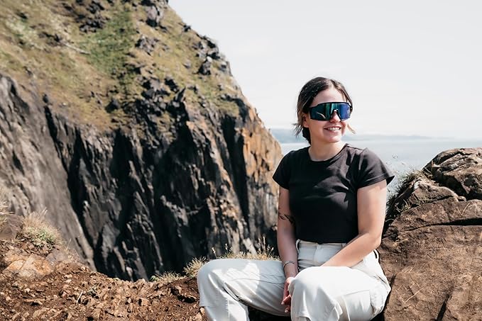 X Power ANSI Z87+ Safety Shield Sunglasses Impact Resistant Polycarbonate Lens & Frame (Made In Taiwan)