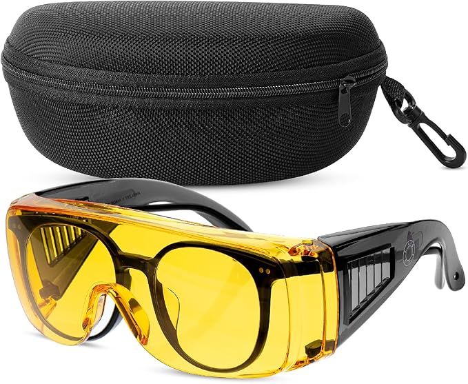 UNCO- Safety Goggles Over Glasses, Protective Goggles, Safety Goggles Anti Fog, Work, Safety Glasses Over