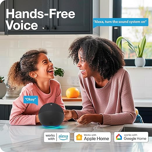 Intermatic ABRA Wi-Fi Smart Plug - Voice Control w/Siri, Alexa & Google Home, Energy Monitoring, Built-in Bluetooth® Mesh Gateway for Optional ABRA Surface Switch and More, 2.4 GHz Wi-Fi Required