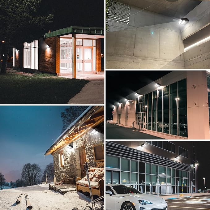 OSTEK LED Wall Pack Light 40W Rotatable Adjustable 5000K 5500LM, Outdoor Dimmable Area Wall Pack led Light Fixture IP65, UL, DLC